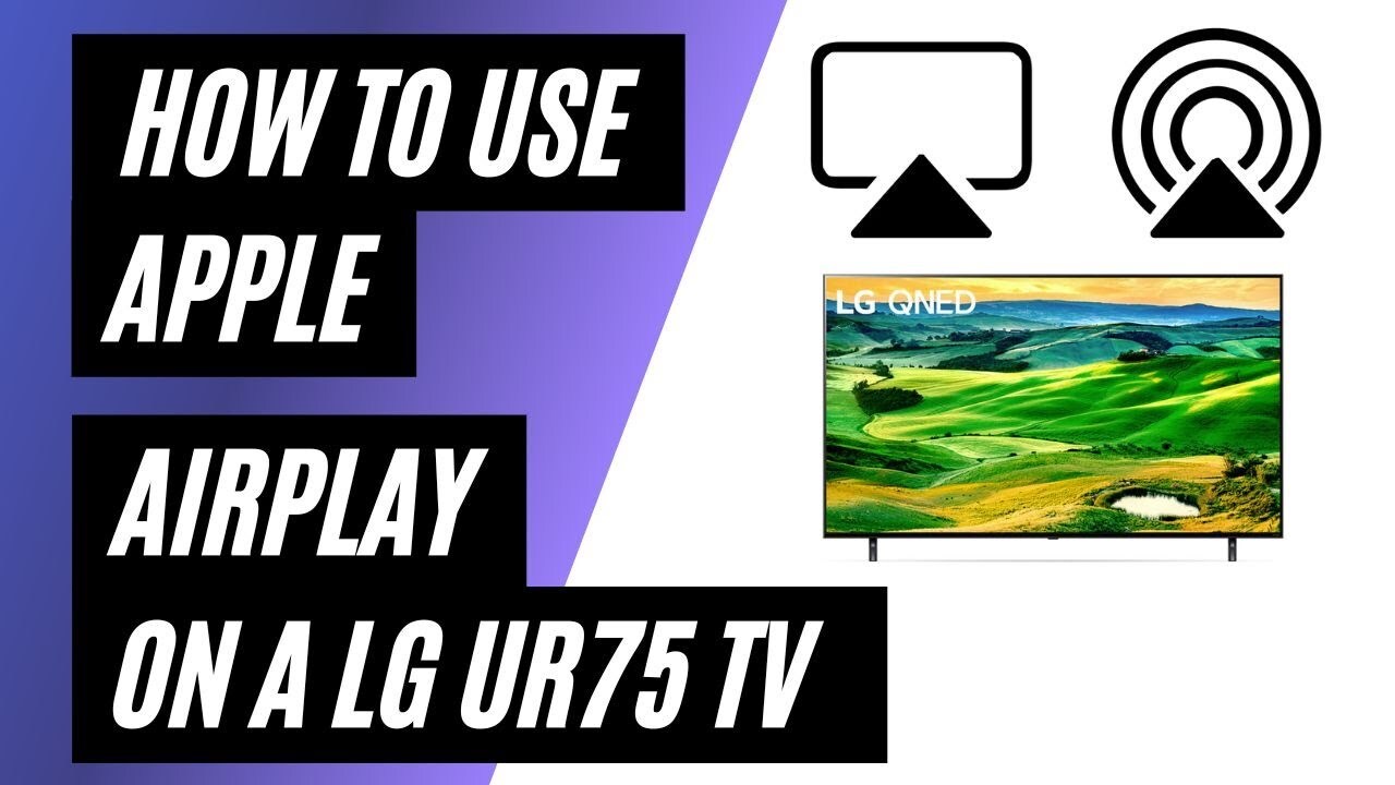 How to Use Apple AirPlay on LG UR75 TV - YouTube How to Use Apple AirPlay on LG UR75 TV - YouTube
